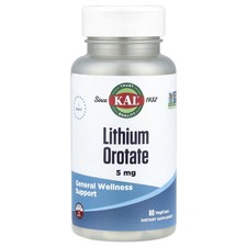 Lithium Orotate, 5 mg, 60 VegCaps