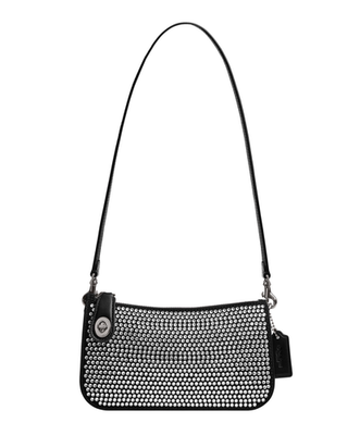 Coach Archive Y2K Design Pave Crystals Black Leather SLIM PENN 