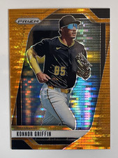 2025 Prizm Konnor Griffin #199 Pittsburgh Pirates Orange Pulsar 393/399