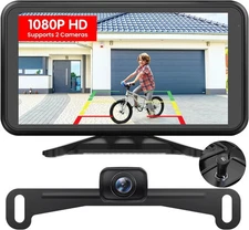 AUTO-VOX W12 Wireless Backup Camera + 5" HD 1080P Monitor 2CH Rear View IP69K US