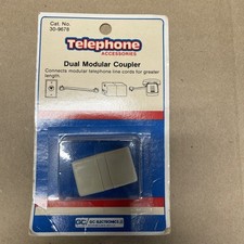 RJ12 RJ11 Telephone Modular In-Line Cord Coupler Extender Adapter ivery 30-9678