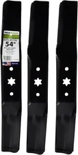 Maxpower 561557B 3 Blade Set for Many, Craftsman Mowers for 54" Cut Mtd/Cub Cade