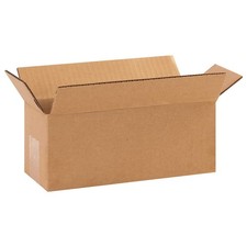 GRAINGER APPROVED 22XK24 PK 25 Shipping Box,10x4x4 in 22XK24