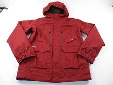 Burton Jacket Mens XL Red Collection DRYRIDE Snowboard Hooded