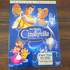 Walt Disney Cinderella Platinum Special Edition 2-Disc DVD G 2005 Subtitles