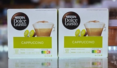 Lot Of 2 Nescafe DOLCE GUSTO Cappuccino Milk Coffee 16 Capsules