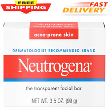 Neutrogena Facial Cleansing Bar For Acne-Prone Skin - 3.5oz New