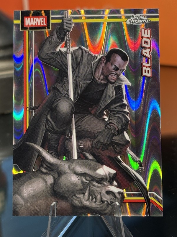 2026 Topps Marvel Chrome Blade #17 Wave Refractor