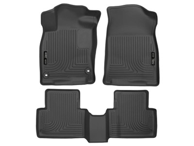 #ad Husky Weatherbeater Mats Fit 2016 2021 Honda Civic19 21 Insight Frt 2nd 3pc Blk $149.99
