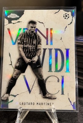 2025-26 Topps Chrome UCC lautaro Martinez Veni Vidi Vici SSP Case Hit 1:7358