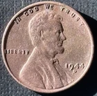 1944-D Lincoln Wheat Cent - Actual Coin Shown