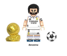 Karim Benzema Real Madrid Fc World Cup Soccer Building Block Mini Figure
