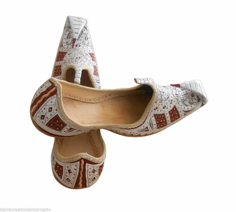 Scarpe da uomo Disney Khussa Jutti in pelle mocassini multicolore EU 42 US 9 - Immagine 4 di 4