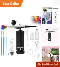 High-Performance Airbrush Kit with Compressor - Ideal for Model Painting