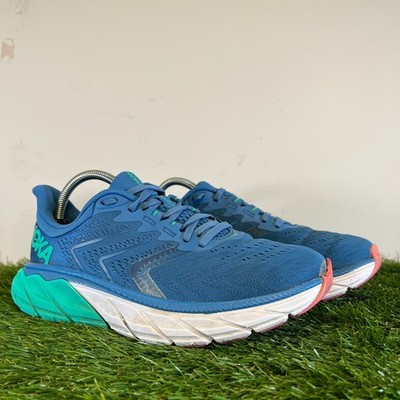 Hoka One One Turnschuhe Größe 7,5 Herren blau Arahi 5 Komfort Gehen Laufschuhe