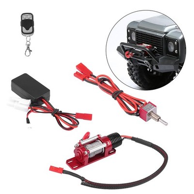 1/10 Scale RC Car Crawler Metal Winch With Remote Controller For Redcat Premium