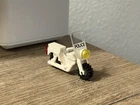 Lego Vintage Police Motorcycle Damaged
