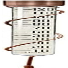 Heritage Collection Glass Rain Gauge, Measure and Monitor Precipitation, Easy to