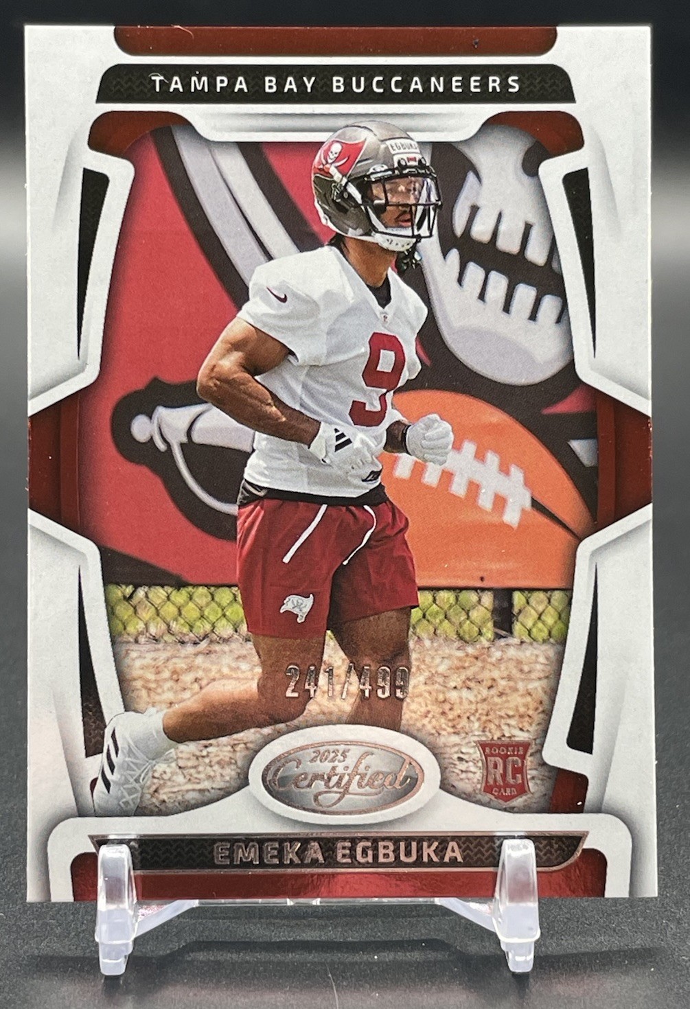 2025 Panini Certified #197 Emeka Egbuka Rookie RC /499 Buccaneers
