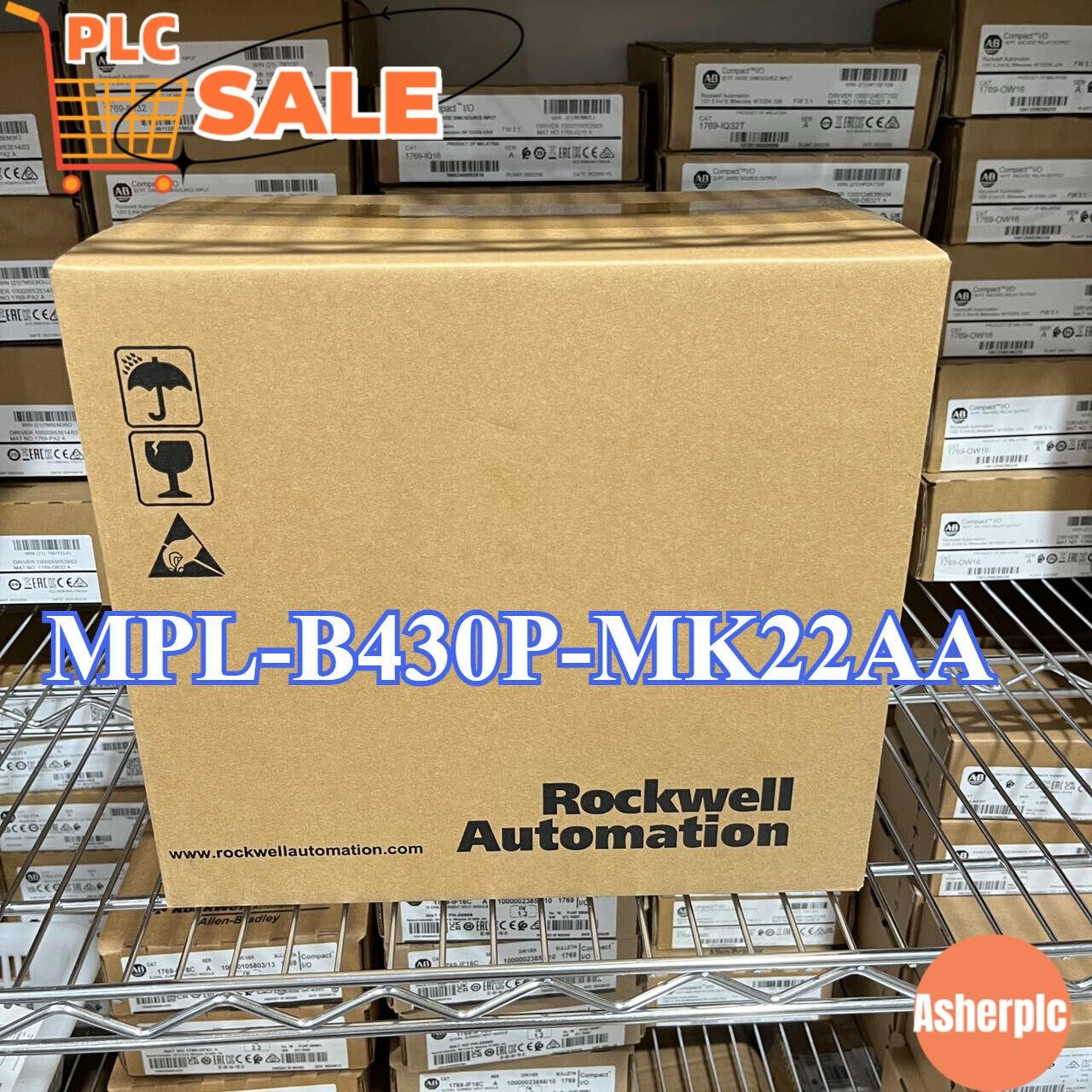 New Factory Sealed AB MPL-B430P-MK22AA Servo Motor Low Inertia 480V US Free Tax