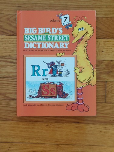 VTG COMPLETE Big Bird's Sesame Street Dictionary Set Vol. 1-8 - Picture 17 of 24