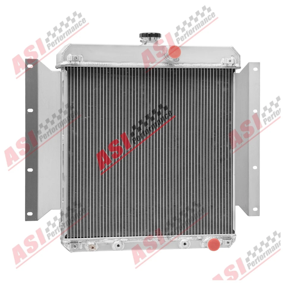3 Row Aluminum Radiator For 1961-1969 Dodge D100 Series Pickup L6 2.8L,3.7L AT - Image 3 of 4