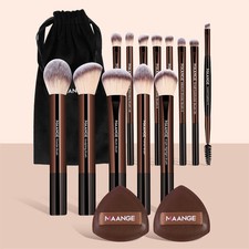 15pcs Makeup Tool 13pcs Makeup Brushes Set Foundation Powder Blush Eyesha