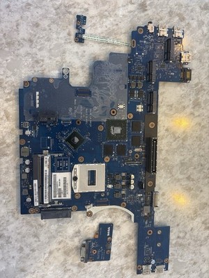 Dell Latitude E6540 Motherboard LA-9411P w/ GPU Socket G3 Untested