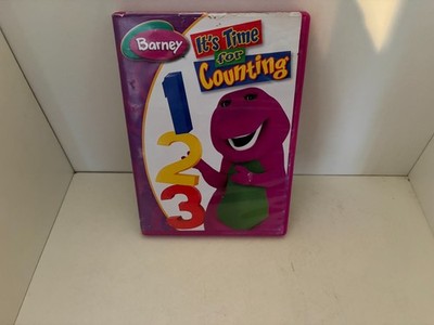 BARNEY - IT'S TIME FOR COUNTING 1 2 3 rare dvd Purple Dinosaur Kids 1983