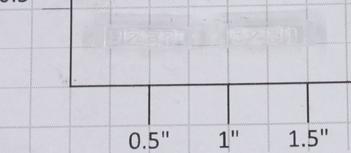 Lionel 8260-6/10 Juego de lentes marcadores numéricos elevados transparentes/tablero numérico-1 par | Zustand: New