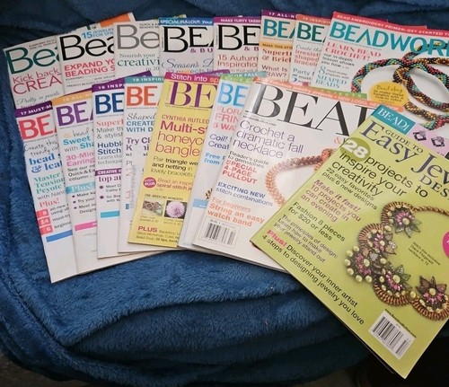 Bead And Button Magazines Jewelry Making Beading Craft Ideas Set of 16