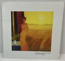 Emile Bellet Lithograph Dans la Maturite des Bles   10 X 10