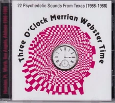 CD-V.A. Three O'Clock Merrian Webster Time~60's Texas Garage & Psych Groups