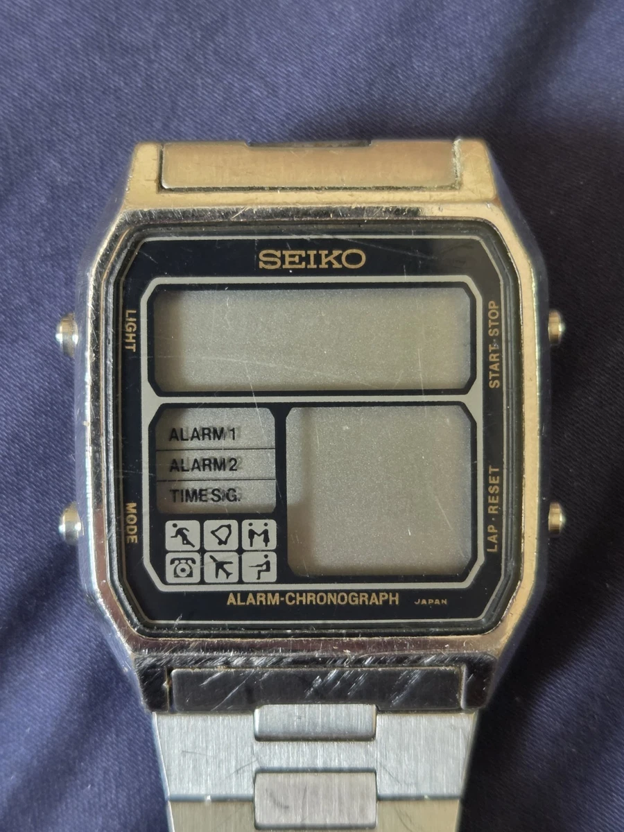 SEIKO ALARM CHRONOGRAPH デジタル腕時計 本体 Seiko Digital Wristwatches with Chronograph for sale | eBay