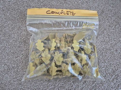 VINTAGE AIRFIX 1/32 AFRIKA KORPS WW2 29 SOLDIERS KIT 51457-0 TARGET BOX - 第 5/5 張圖片