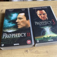 The Prophecy II  The Prophecy 3- Lot of 2 VHS video tapes Christopher Walken