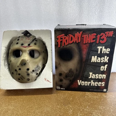 Kane Hodder SIGNED 2004 NECA Reel Toys Friday the 13th Mask of Jason Voorhees - Image 1 of 4