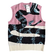NEW Nike SB Skateboarding Knit Sweater Vest Men  s Sizes Snake White FV7391-523