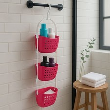 Image of Dara 3 Tier Hot Pink Shower Caddy