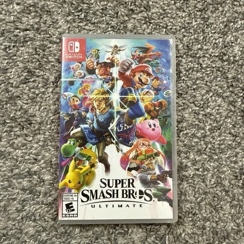 Super Smash Bros Ultimate Nintendo Switch Case Only NO GAME ￼