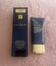 ESTEE LAUDER Double Wear Maximum Cover 3N1 Ivory Beige New
