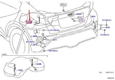 Sensore indicatore serbatoio TOYOTA C-HR MK1 8332010270 NUOVO ORIGINALE