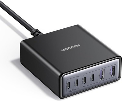 UGREEN 100W USB C Ladegerät 6-Port Ladestation 65W GaN Netzteil PPS