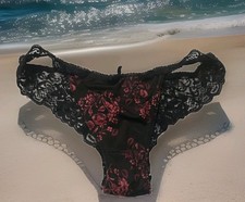 VINTAGE LINGERIE PANTIES SECOND SKIN SATIN Large