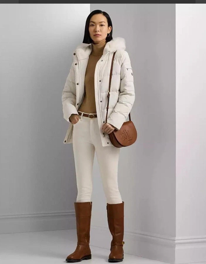$315 Lauren Ralph Lauren Women’s Faux-Fur Hooded Puffer Coat Medium
Opens in a new window or tab