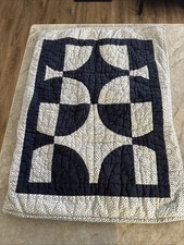 POTTERY BARN Circles Patchwork Quilted Standard sham pillow case Quilt