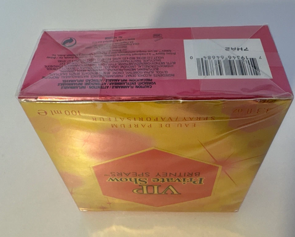 VIP Private Show por Britney Spears 3,3 oz-100 ml eau de parfum spray nuevo en caja muy raro VER FOTOS Foto 4 de 4