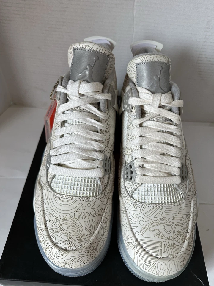 NUEVO Air Jordan 4 Retro 30 Aniversario Láser 705333 105 Talla 10.5 ¡¡Con CAJA!!! Foto 2 de 4