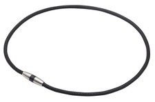 phiten necklace RAKUWA magnetic titanium necklace Black 50cm