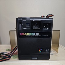 Vintage Kodak Polaroid Camera Colorburst 50 Instant Film Retro Made In USA